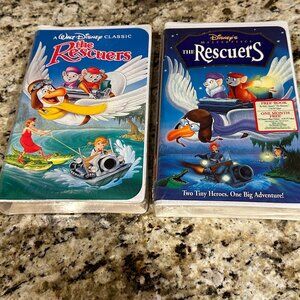 Walt Disney Classic the Rescuers & Disney Masterpiece The Rescuers  (SEALED)
